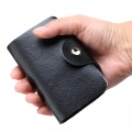 24 Holders PU Leather Card Holder Card Case Business Men Women Credit Passport Card Bag ID Passport Card Wallet F065