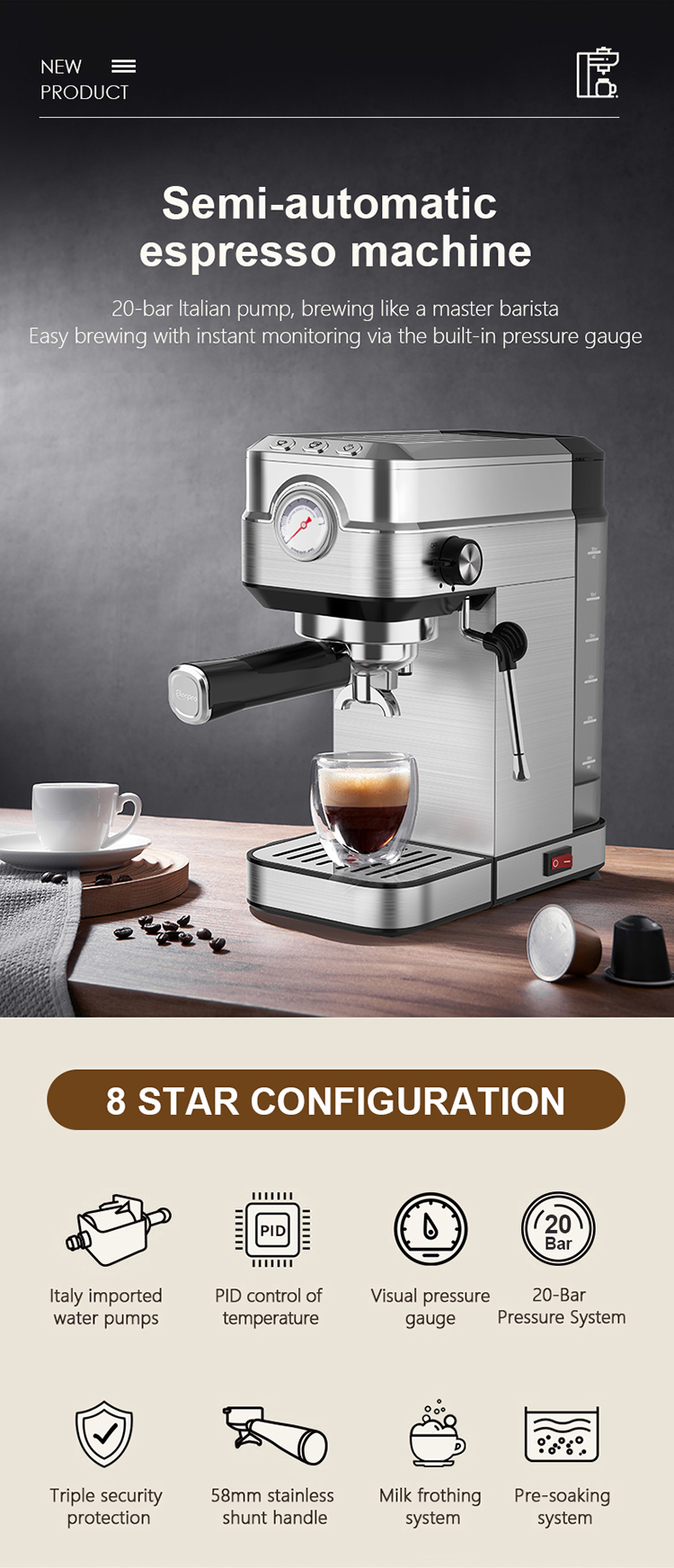 kitchenaid semi automatic espresso machine (1)