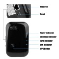 Wireless WiFi Repeater Wi-fi Range Extender 300Mbps Signal Amplifier 802.11N/B/G Booster Repetidor Reapeter Access Point Black