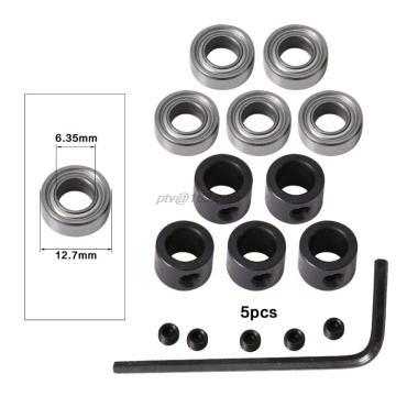 Durable Steel Bearings Accessories Kit Fits for Milling Cutter Heads and Shank