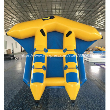 Serviceable inflatable flying fish banana boat Inflatable flying fish tube towable for sale