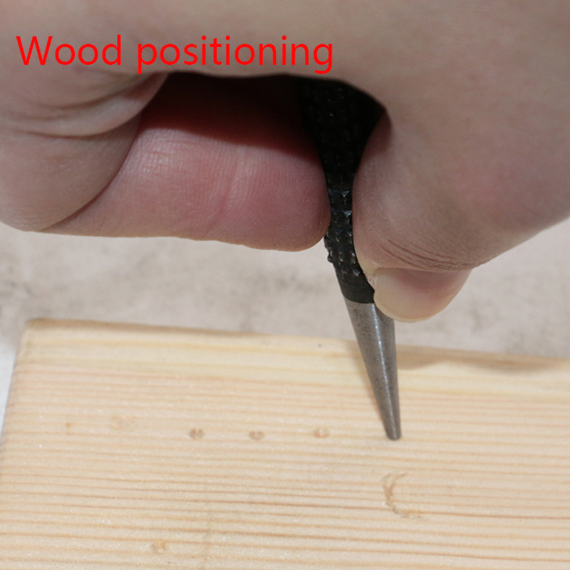 3pcs/set Non Slip Center Punch Alloy Steel 3/32" Metal Wood DIY Marking Tool Marker for Proofing Hole 10cm Length Drilling Tool