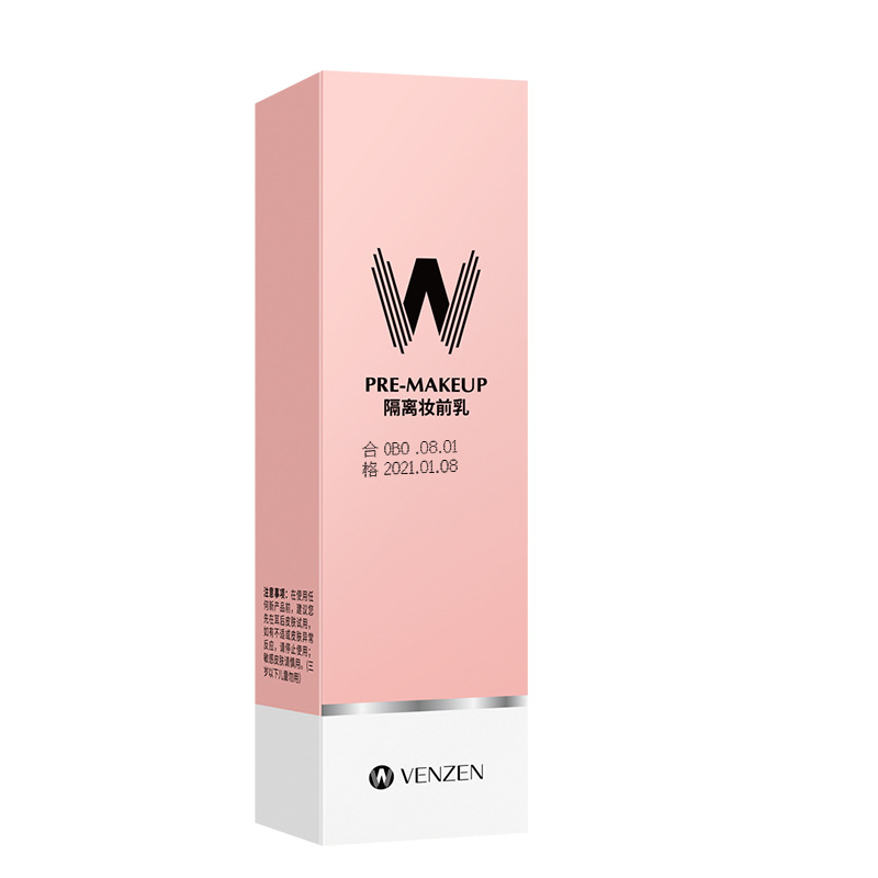 Natural Hydrating Pink Isolation Makeup Pre-milk Concealer Cream Invisible Pore Cosmetics Brighten Makeup Base Face Beauty TSLM1