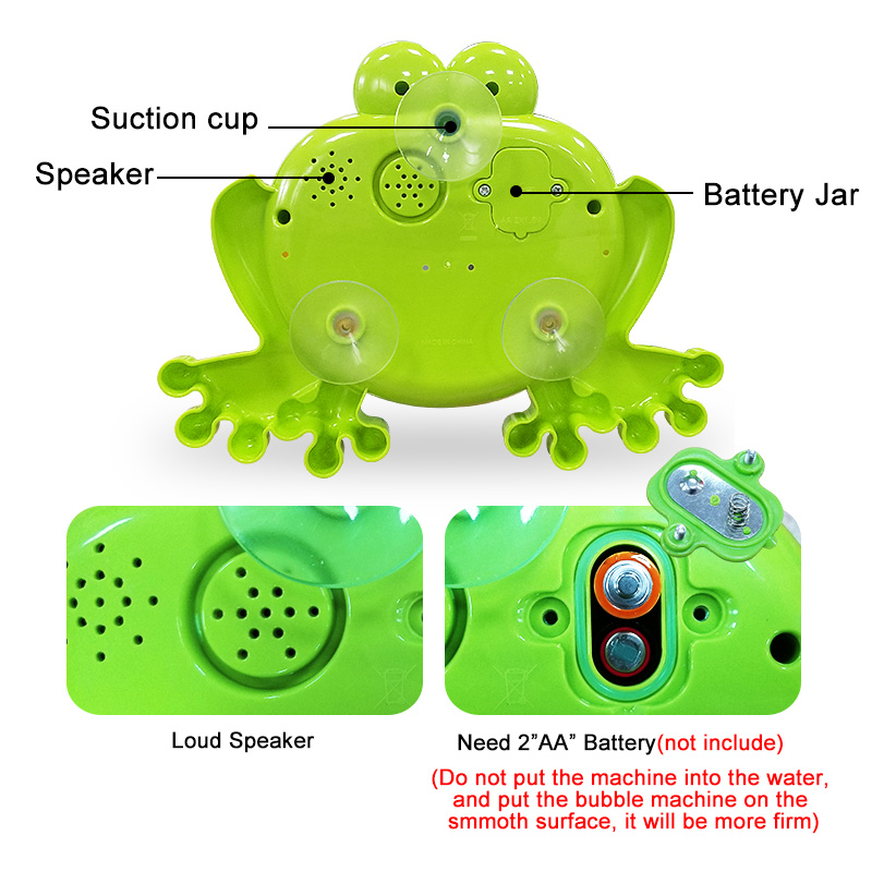 Baby Bath Toy Frog Bubble Frog&Crab Bubbles Soap For Kids Bubble Toy Machine Bath Funny Bubble Bath Toys Gifts For Kids