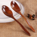 1PCS 18CM Wooden Spoon Bamboo Kitchen Cooking Utensil Tool Soup Teaspoon Catering For Kicthen