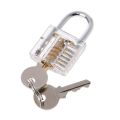 50mm/2" Transparent Cutaway Locks Inside View Practice Padlock Visible View Lock Training Skill Locks Keyed Padlock Locksmith