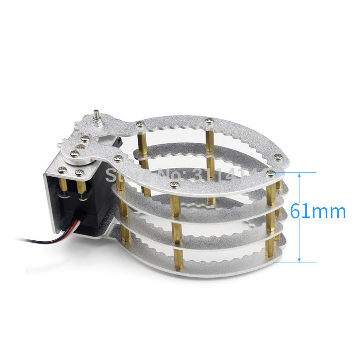 1piece Mechanical Robot Claw Robot Gripper Symmetric Grasping Large Clamp For DIY Manipulator Robot Arm Parts Model Accessories