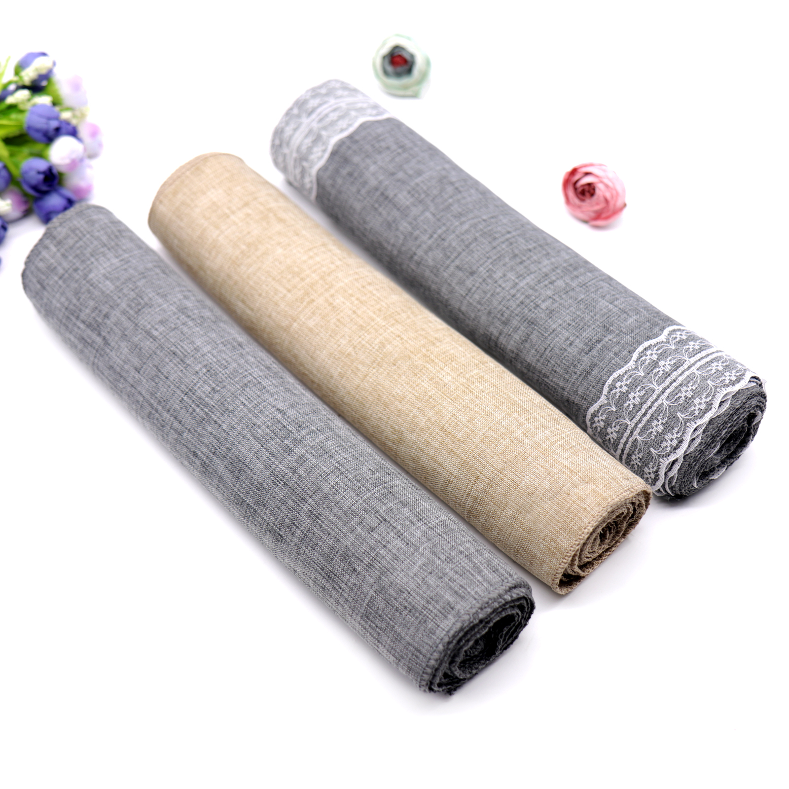Table Runner Jute Imitated Linen Tablecloth Rustic Wedding Party Banquet Decoration Home Textiles Overlay Dinning Table Decor