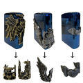 Hot 3D LOVE Angel Wing Pattern DIY Metal Badge For ZP Kerosene Oil Lighter Grind Wheel Lighters Decor Accessory Metal Badge