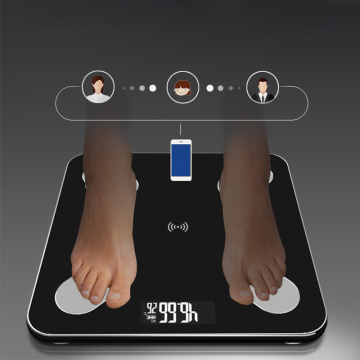 Bathroom Bluetooth Scales Floor Scales Body Smart Electronic Digital Weight Home Floor Balance Toughened Glass LCD Display