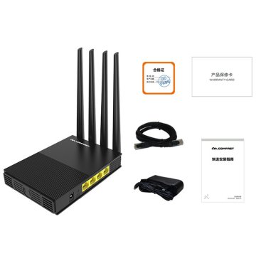 Router 1200Mbps Home 2.4G&5G Gigabit Dual-Band Wifi router dual band 2*5dbi Antenna Wireless Router CF-WR617AC