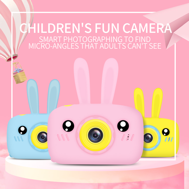 Mini Children's Digital Camera 2 Inch Full HD 1080P Multiple Modes Record Support Various Languages Kids Camera Gifts for Child