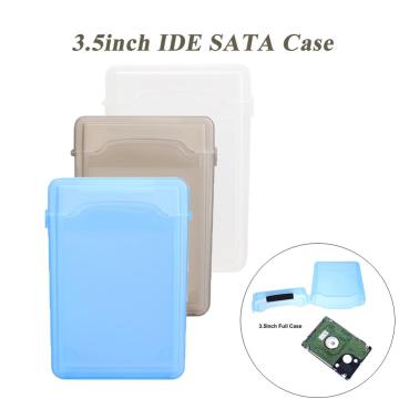 Plastic Full Case Protector Storage Hard Drive Case Transparent Box For 3.5 Inch Hard Drive IDE SATA IDE SATA Hard Drive