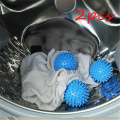 1/2Pcs Blue PVC Reusable Dryer Balls Laundry Ball Washing Drying Fabric Softener Ball for Home Clothes Cleaning Tools Detergent
