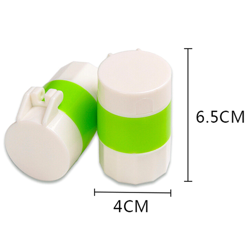 4 Layer Pill Box Cutter Medicine Crusher Grinder Splitter Tablet Cutter Divider Storage Case Pill Box Cutting Tablets