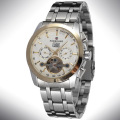 Mens automatic forsining mechanical wrist watch