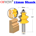 1PC 12mm Shank Architectural Cemented Carbide Molding Router Bit Trimming Wood Milling Cutter for Woodwork Cutter Power Tools