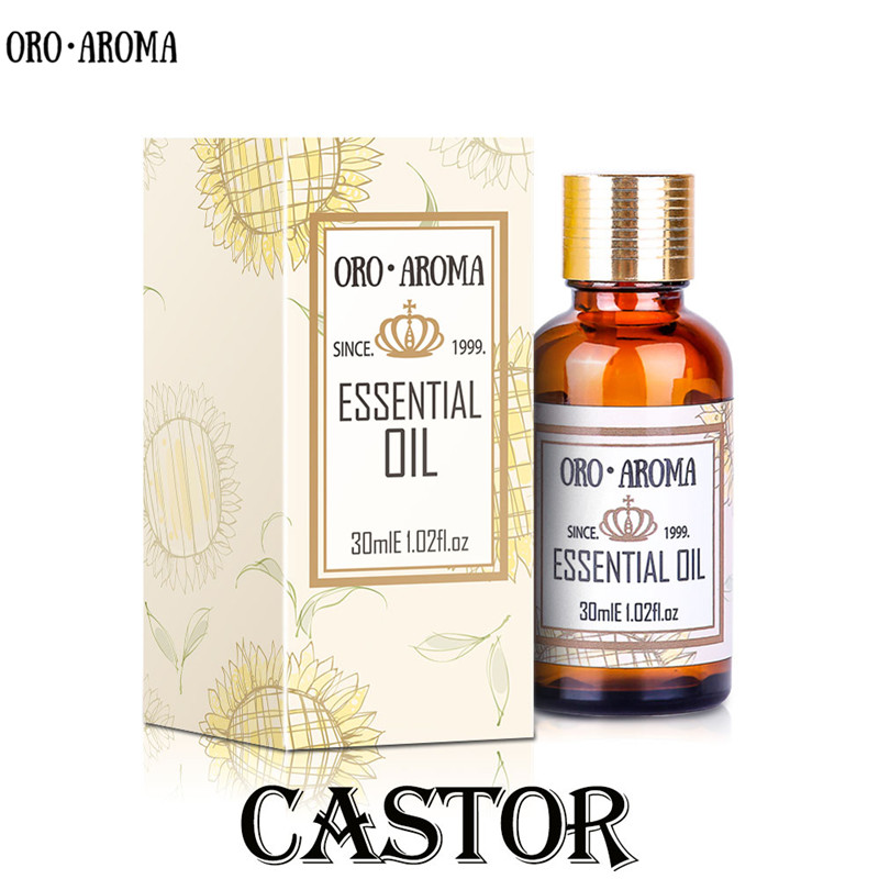 Famous brand oroaroma free shipping natural castor oil Calm Nourish hair Prevent skin aging castor essential oil