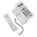 Corded Landline Telephone Desktop Wall-mounted Home Phone with Two-wire Interface Design for Home Office Hotel Business Using