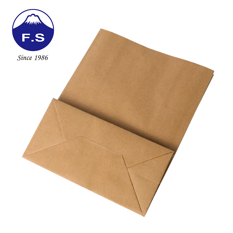 Recyclable Boutique Kraft Paper Bag With Twisted Handle
