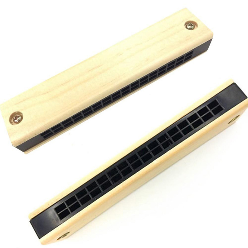 Wooden Harmonica Educational Musical Harmonica Instrument Toy For Kids Beginners Children Gift Musical Instruments Accessory