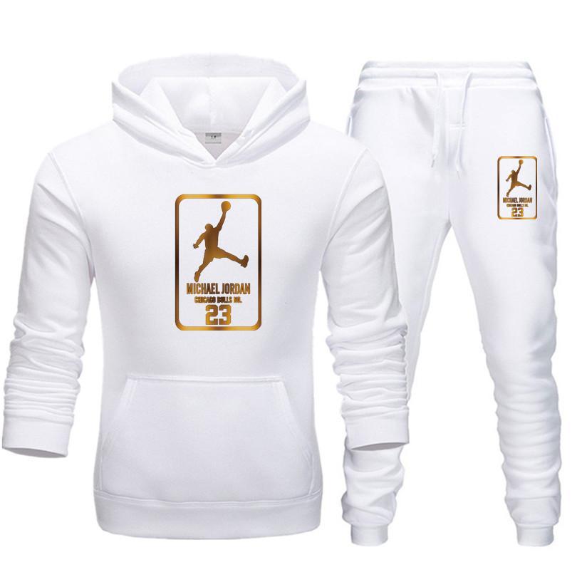 New Men Hoodies Suit Tracksuit Sweatshirt Suit Fleece Hoodie+Sweat pants Jogging Homme Pullover 3XL Sporting Suit Male