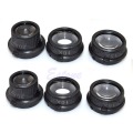 10X 15X 20X 25X LED Double Eye Jeweler Repair Watch Magnifier Loupe Glasses Lens