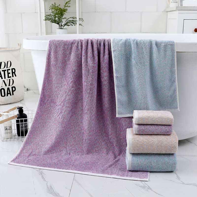 New Bamboo fiber Bath Towel And face towel For Adult Soft Absorbent Microfiber Fabric Towel Household Bathroom Towel Sets
