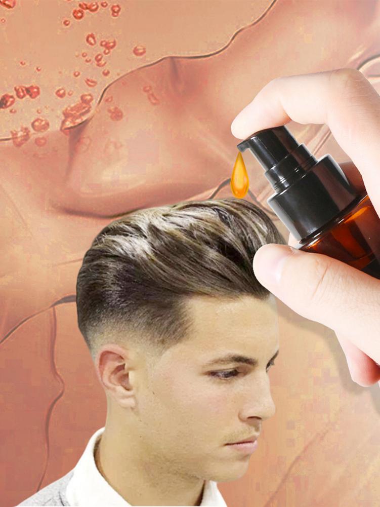 60ML Men's Moroccan Argan Oil Cologne Fragrance Repairs Damage Hair Moisturizing Nourishing For After Keratin Treatment Hair Oil