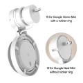 LINGYOU Wall Mount for Google Home Mini Nest Mini Holder Voice Assistant Smart Home Bracket Kitchen Bedroom Bathroom Audio Stand