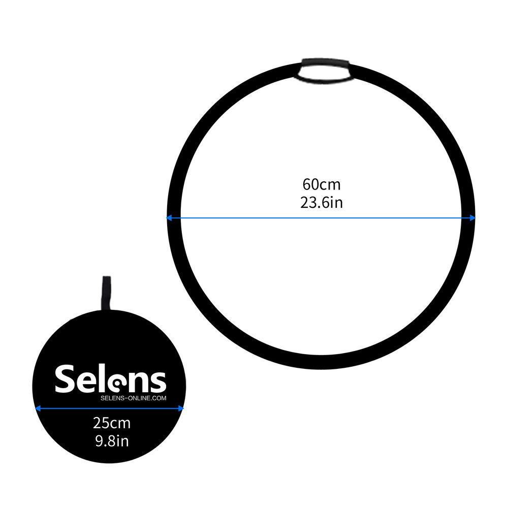 Selens 60cm 5 in 1 reflector photography Collapsible light reflector photo Reflector for Studio photo studio accessories