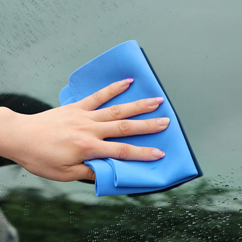 1Pcs Car cleaning towel Synthetic Chamois Leather Absorb Wipe Towel Cloth Car Wash Towel For Car Lens Electrical Appliances
