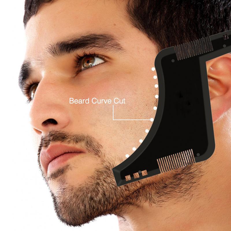 2020 Styling Tools Appliances Beard Combs Shaping and Styling Template Mustache Comb Tool for Perfect Lines
