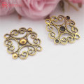 (31581)10PCS 31x33MM Antique Gold Zinc Alloy Connector Charms Diy Jewelry Findings Accessories Wholesale