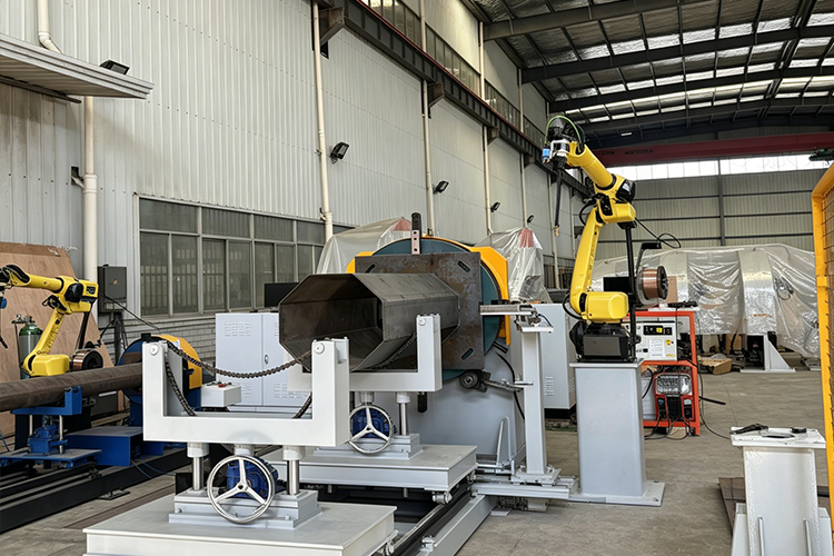 Flange welding machine