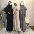 Eid Mubarak Dubai Abaya Turkey Muslim Prayer Hijab Dress Set Moroccan Kaftan Caftan Marocain Islamic Clothing Vestido Musulmanes