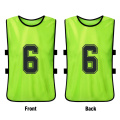 6 PCS Adults Basketball Pinnies Men Basketball Jerseys Sports Training Basketball Breathable Women Football Team Practice Vest