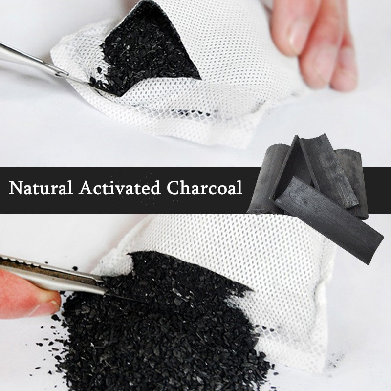 Natural Activated Charcoal Odor Eliminator Deodorizer and Absorber for Your House to Eliminate Unpleasant Smell and Prevent Mold