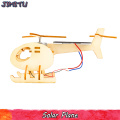 Solar helicopter Model Kits Toys DIY Graffiti Handmade Aircraft Experiment Assembly Models Educational Toy for Children Hobbies