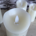 Flameless Dancing Flame LED Candles With RGB Remote,Made by Paraffin Wax,Wedding/Holiday Party Light Decoration,Christmas Candle