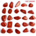 25pcs red jasper