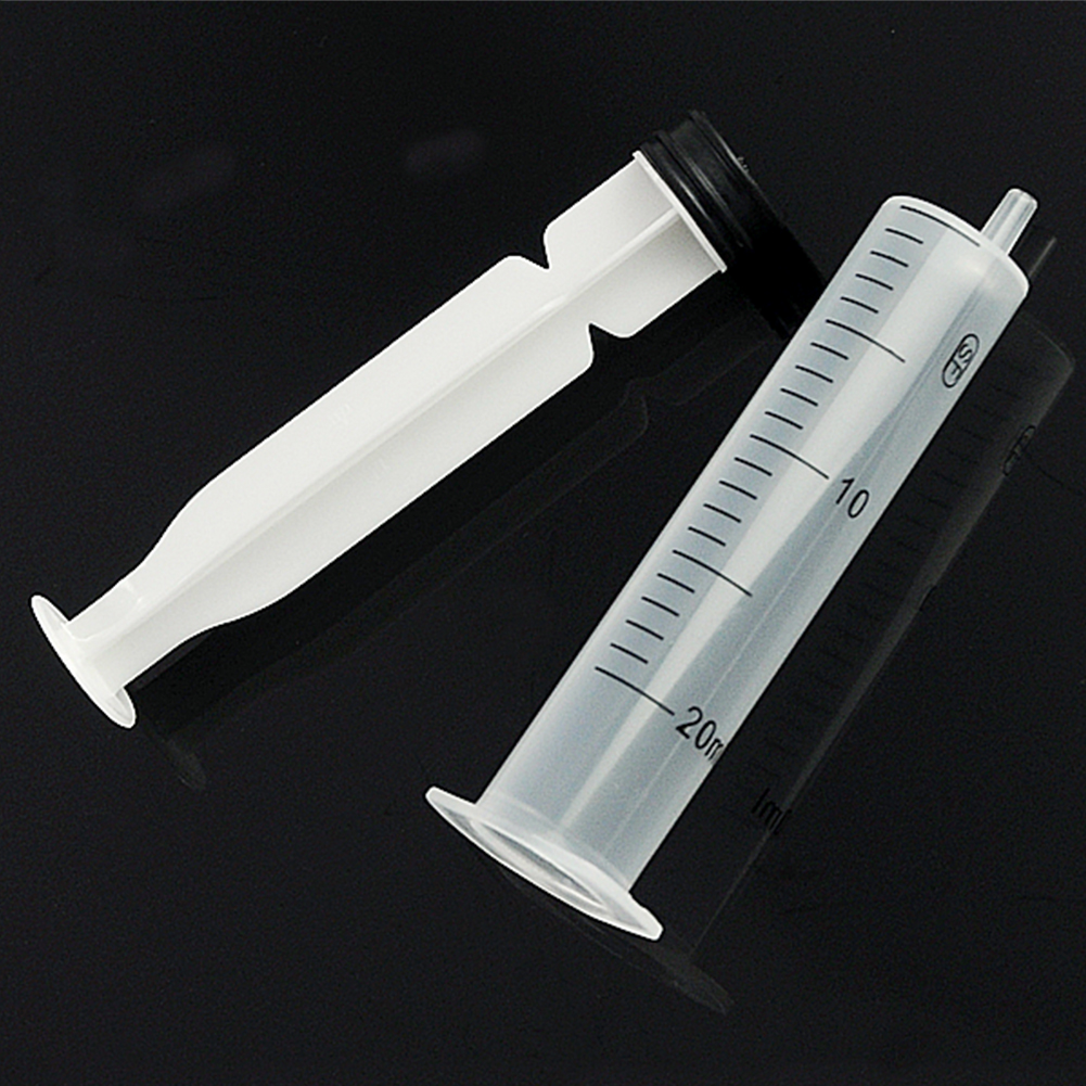 50Pcs Plastic Syringe New Measuring Syringe 20ml Plastic Syringe Disposable Measuring Nutrient Hydroponics Mixture Ink Cartridge