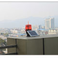 Red Solar 4.8V 630MA 3W Lamp Aviation Obstruction Lights Navigation Warning Light Outdoor Lighting 29 x 16cm IP66 500m to 1km