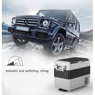 DC12/24V 40L Portable Car Fridge Refrigerator Cooler/Freezer With Wheels And Pull Rod For Car/Truck