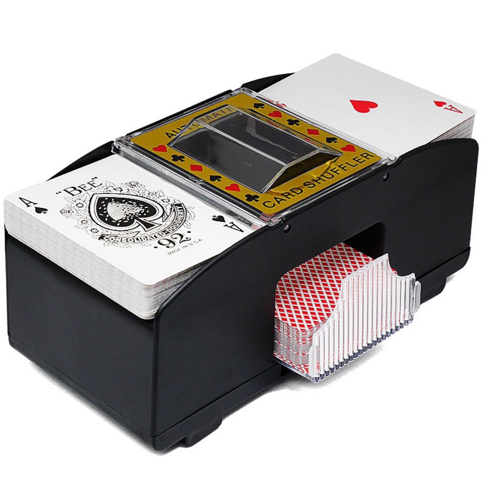 4/6 Decks Poker Playing Cards Electric Automatic Shuffler Poker Card Shuffler Playing Shuffling Machine Family Game Party Club