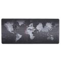 30*70cm World Map Mouse Pad Silicone Large Mousepad Rubber with Locking Edge Gaming Mouse Mat Keyboard Pad For Laptop PC Gamer