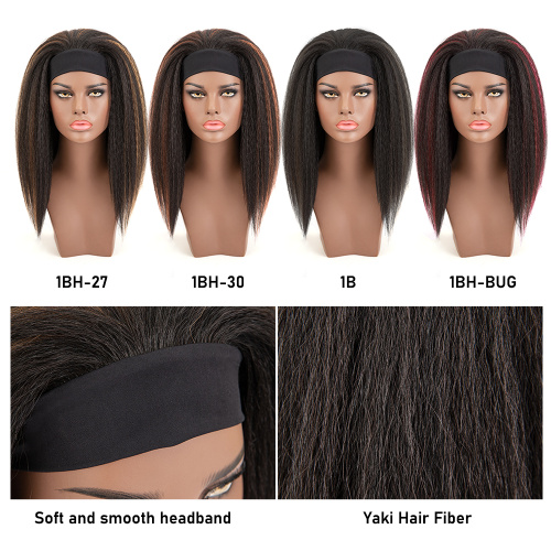 16 Inches Kinky Curly Synthetic Headband Highlight Wigs Supplier, Supply Various 16 Inches Kinky Curly Synthetic Headband Highlight Wigs of High Quality