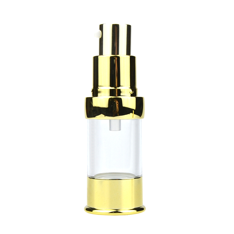 5015 7 Gold And Silver Airless Bottle
