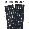 Black 20x28mm 50pair