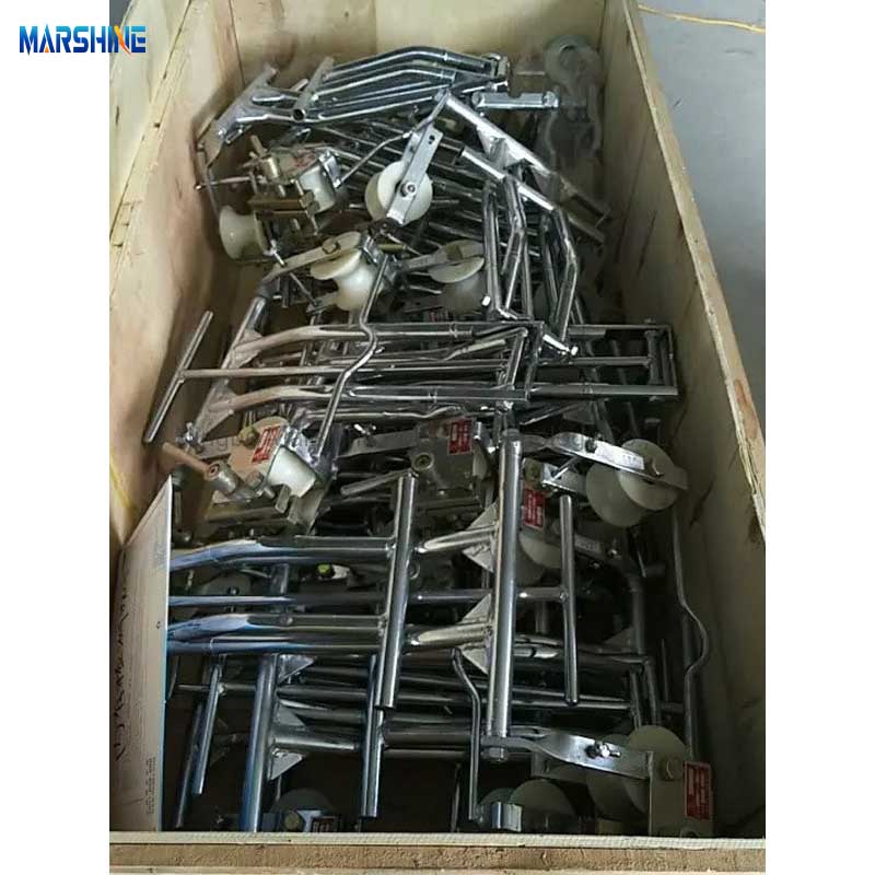 Inspection Trolleys and Overhead Lines Bicycles for Single Conductor-6